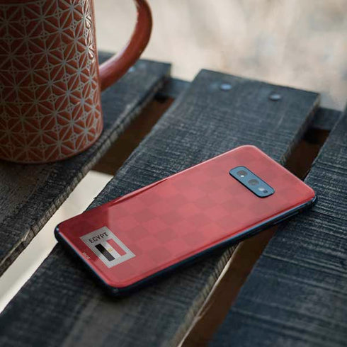 Egypt Soccer Flag Galaxy S10e Skin